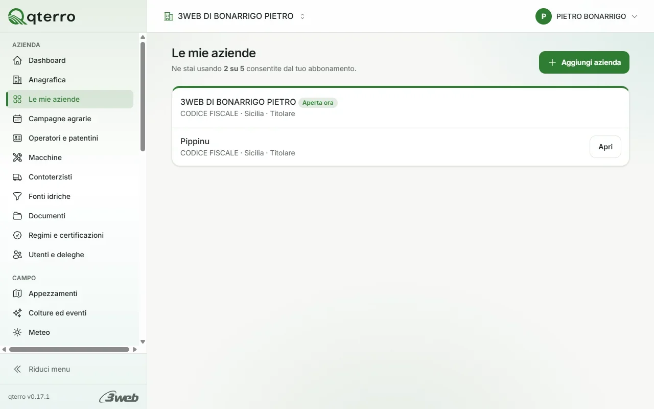 software per agronomi