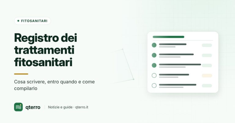 Registro trattamenti fitosanitari