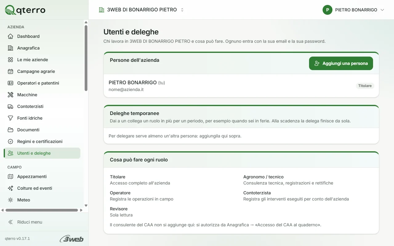 software per agronomi