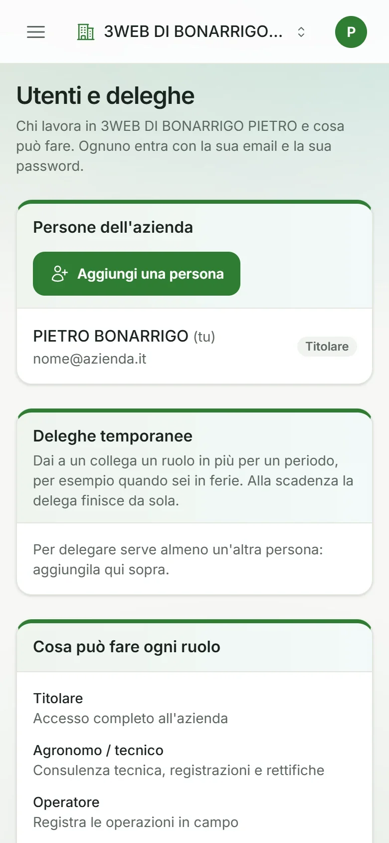 software per agronomi